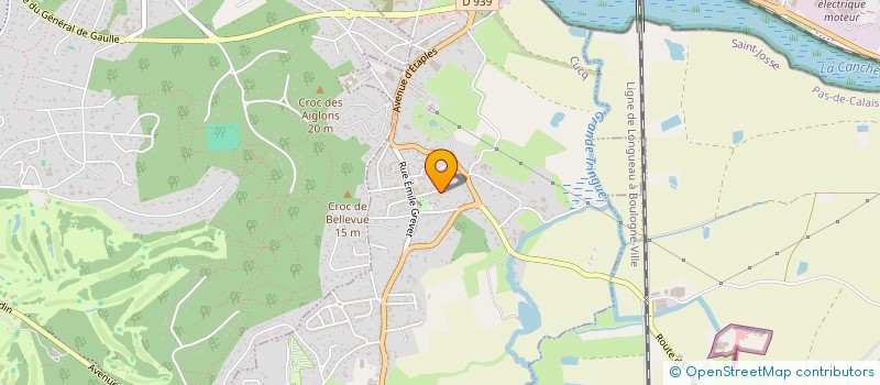 localisation de l'entreprise MADAME CELINE FLAHAUT  CUCQ