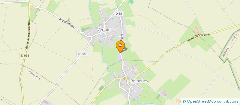 localisation de l'entreprise MADAME CELINE FLAMAND à VERTAIN