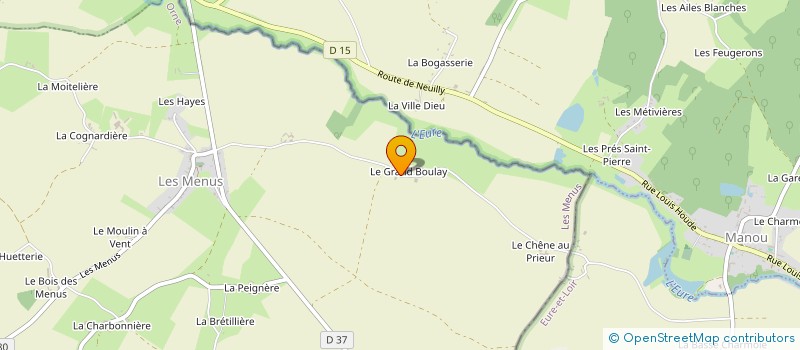 localisation de l'entreprise MADAME CELINE FLAMENT à LES MENUS