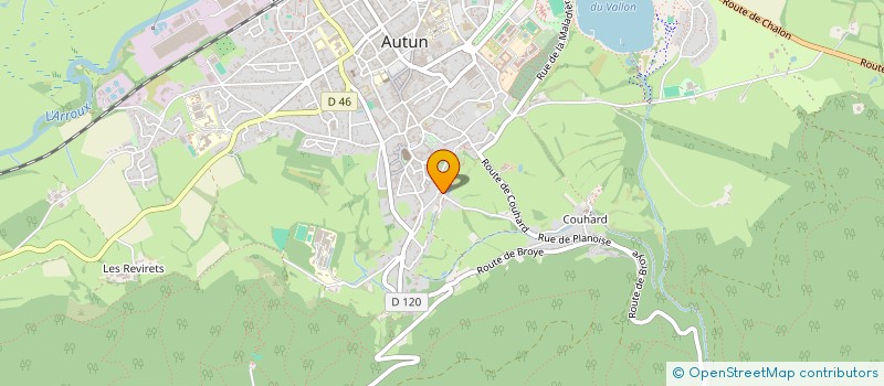 localisation de l'entreprise MADAME CELINE FLEURY  AUTUN