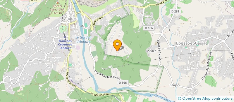 localisation de l'entreprise MADAME CELINE FLOHR  BOISSET-ET-GAUJAC