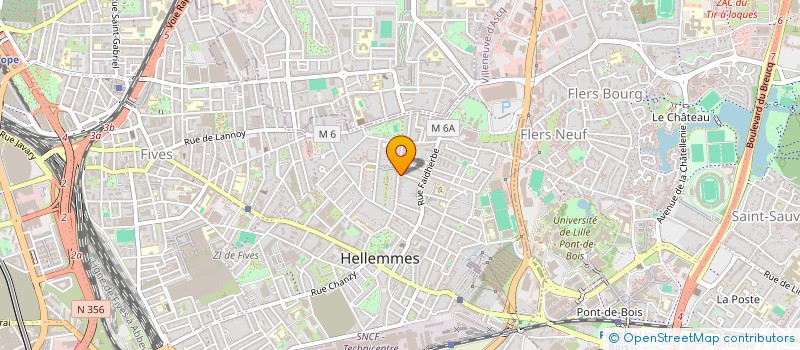 localisation de l'entreprise MADAME CELINE FLORENT à LILLE