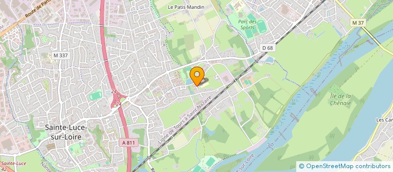 localisation de l'entreprise MADAME CELINE FONTE  SAINTE-LUCE-SUR-LOIRE