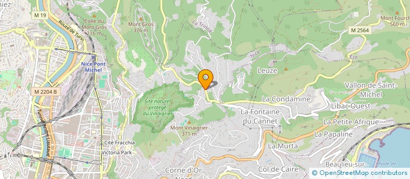 localisation de l'entreprise MADAME CELINE FOREST à NICE