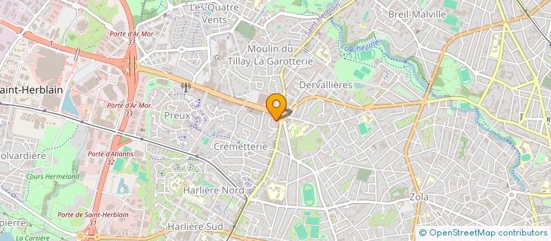 localisation de l'entreprise MADAME CELINE FORESTIER  SAINT-HERBLAIN
