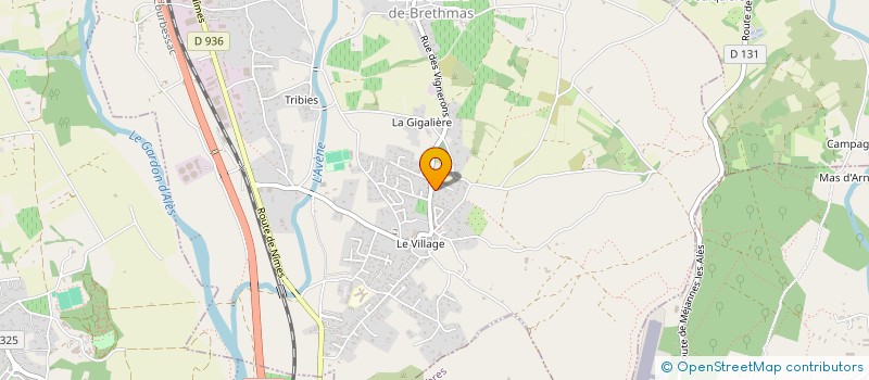 localisation de l'entreprise MADAME CELINE FORGEOT à SAINT-HILAIRE-DE-BRETHMAS