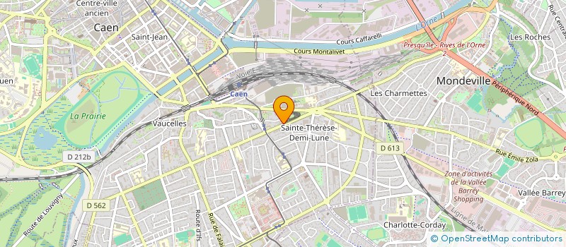 localisation de l'entreprise MADAME CELINE FORTIER à CAEN