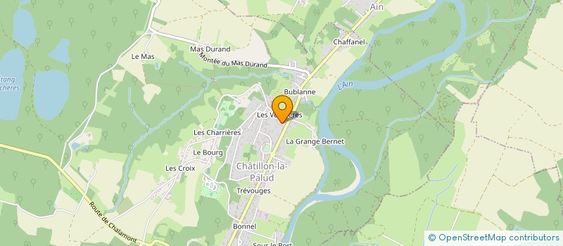 localisation de l'entreprise MADAME CELINE FORTIN à CHATILLON-LA-PALUD