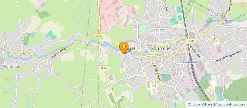 localisation de l'entreprise MADAME CELINE FOSSE  FOURMIES