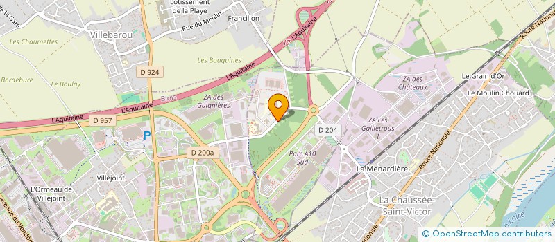 localisation de l'entreprise MADAME CELINE FOUCHE  LA CHAUSSEE-SAINT-VICTOR