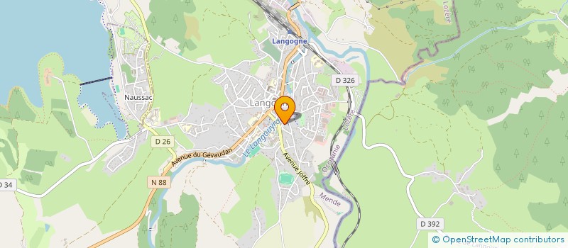 localisation de l'entreprise MADAME CELINE FOUET  LANGOGNE