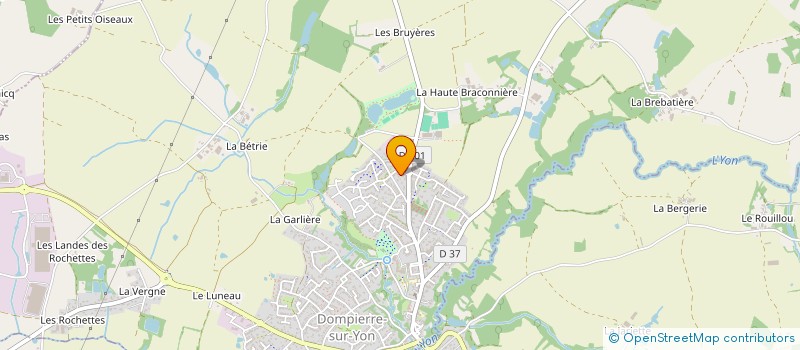 localisation de l'entreprise MADAME CELINE FOUGAS  DOMPIERRE-SUR-YON