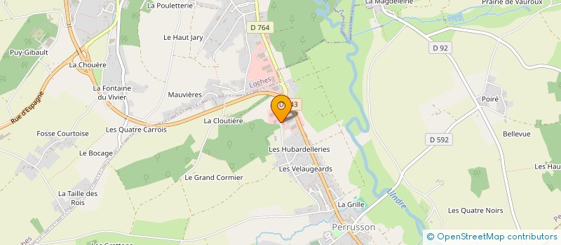 localisation de l'entreprise MADAME CELINE FOUGERON  PERRUSSON