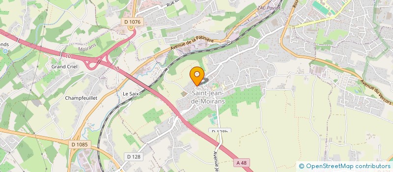 localisation de l'entreprise MADAME CELINE FOURIS  SAINT-JEAN-DE-MOIRANS