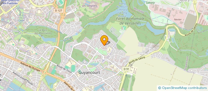 localisation de l'entreprise MADAME CELINE FOURNEL  GUYANCOURT