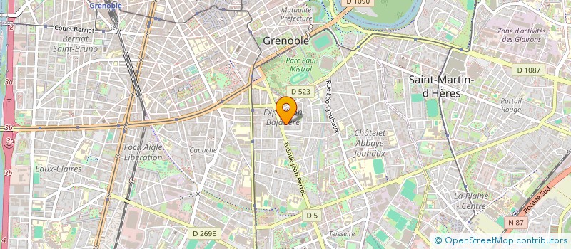 localisation de l'entreprise MADAME CELINE FOURNERIE à GRENOBLE