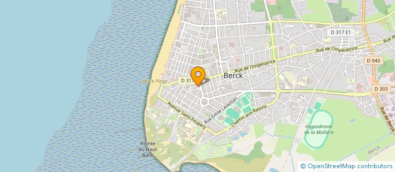 localisation de l'entreprise MADAME CELINE FOURNIER à BERCK