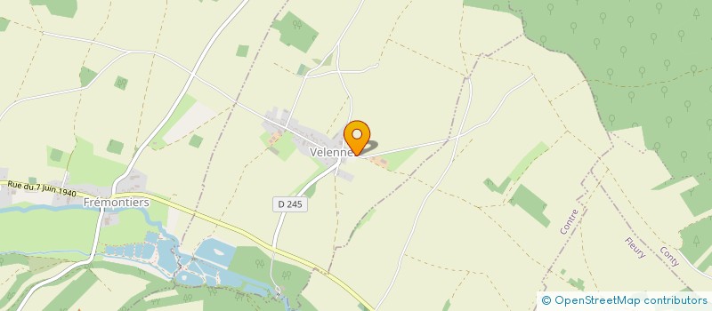 localisation de l'entreprise MADAME CELINE FOURNIER  CONTY