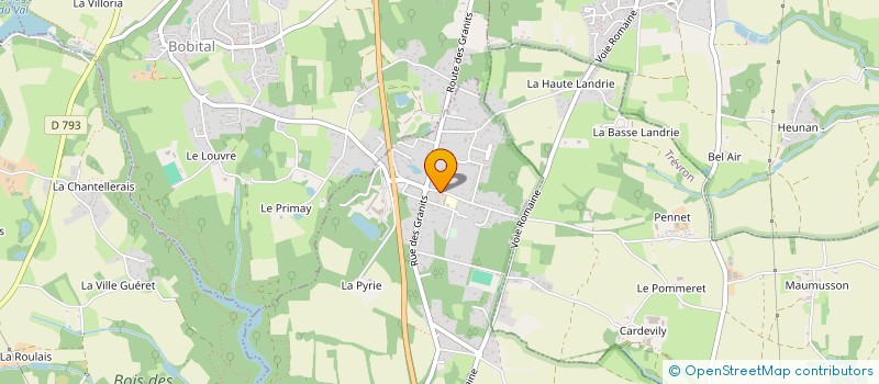 localisation de l'entreprise MADAME CELINE FOURNIER  LE HINGLE