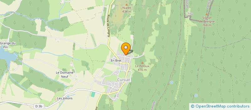 localisation de l'entreprise MADAME CELINE FOURRIER  SAINT-ETIENNE-DU-BOIS