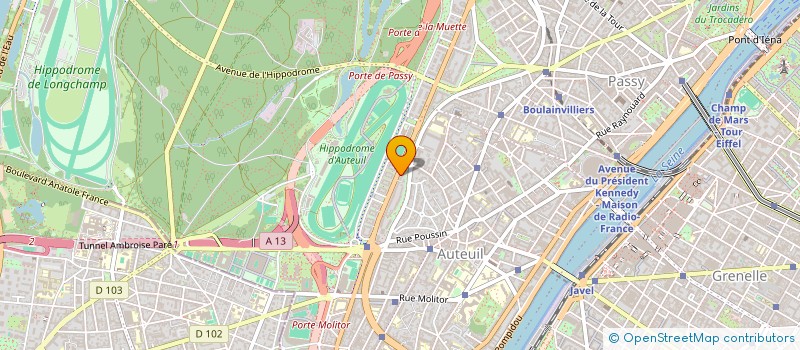 localisation de l'entreprise MADAME CELINE FOUSKAS à PARIS