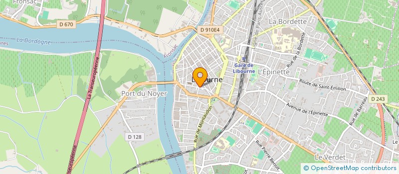 localisation de l'entreprise MADAME CELINE FOUSSARD à LIBOURNE