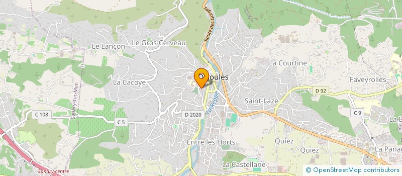 localisation de l'entreprise MADAME CELINE FRANCAIS à OLLIOULES