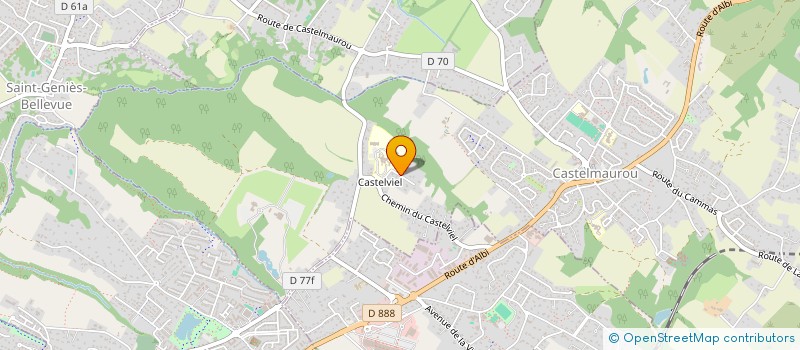 localisation de l'entreprise MADAME CELINE FRANCH  CASTELMAUROU