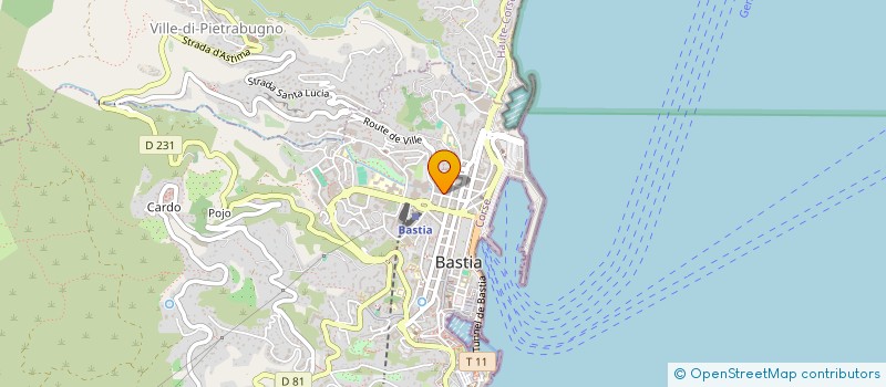 localisation de l'entreprise MADAME CELINE FRANCHI à BASTIA