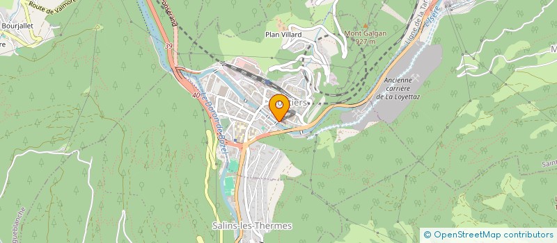 localisation de l'entreprise MADAME CELINE FRANCKX  MOUTIERS