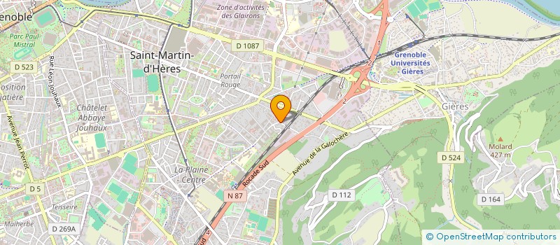 localisation de l'entreprise MADAME CELINE FRANCOIS à SAINT-MARTIN-D'HERES