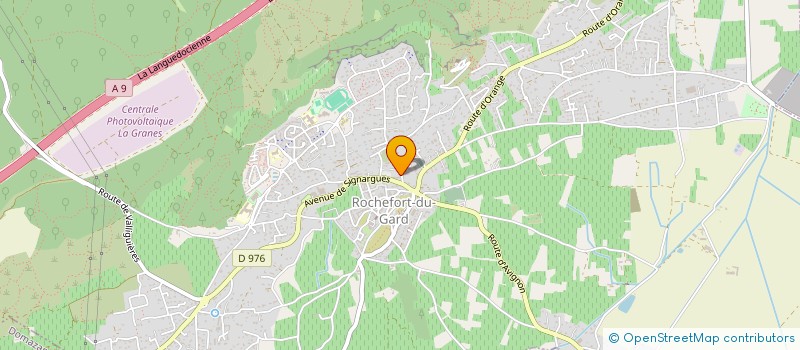 localisation de l'entreprise MADAME CELINE FRASSE-PERANGE  ROCHEFORT-DU-GARD