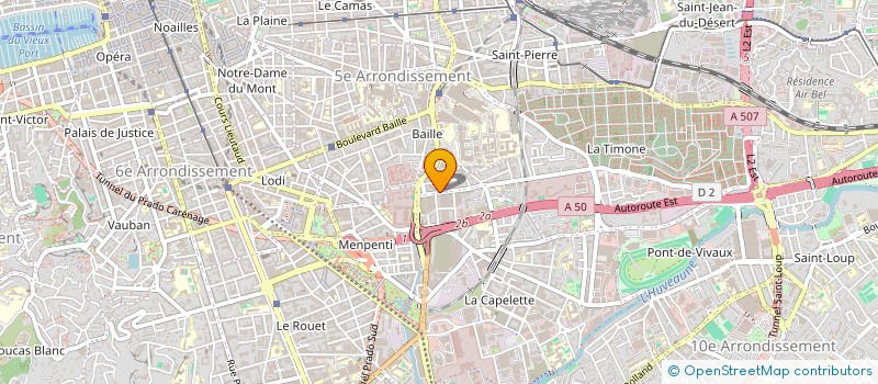 localisation de l'entreprise MADAME CELINE FRATINI à MARSEILLE