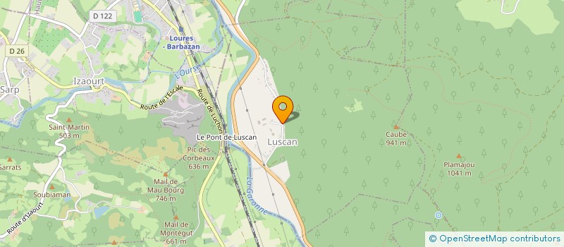 localisation de l'entreprise MADAME CELINE FREDE  LUSCAN