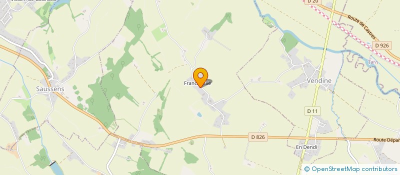 localisation de l'entreprise MADAME CELINE FREMONT  LE FAGET