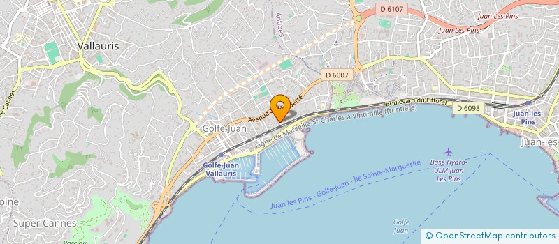 localisation de l'entreprise MADAME CELINE FRENDO-ROSSI à VALLAURIS