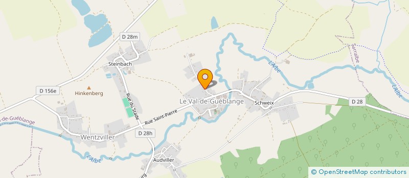 localisation de l'entreprise MADAME CELINE FRENTZEL  VAL DE GUEBLANGE (LE)