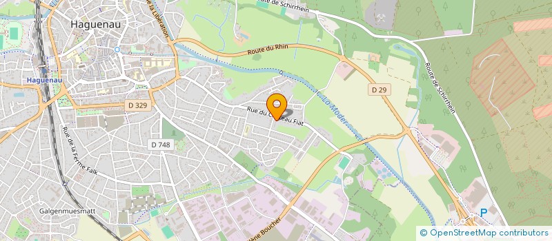 localisation de l'entreprise MADAME CELINE FREYSS  HAGUENAU