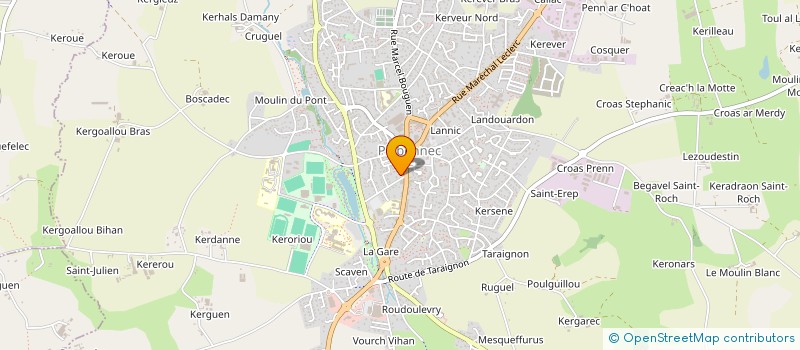 localisation de l'entreprise MADAME CELINE FRIN  PLABENNEC