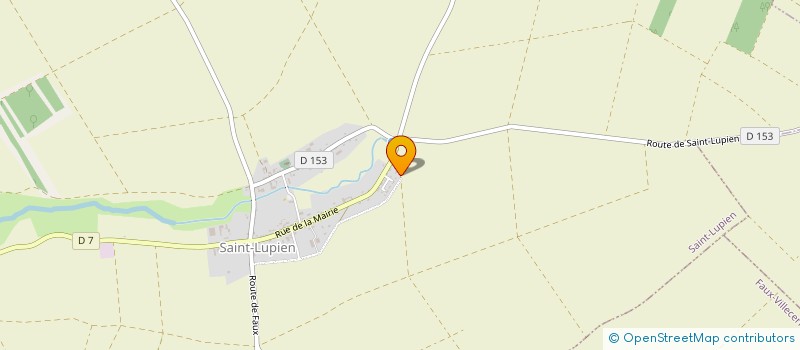 localisation de l'entreprise MADAME CELINE FRITSCHY  SAINT-LUPIEN