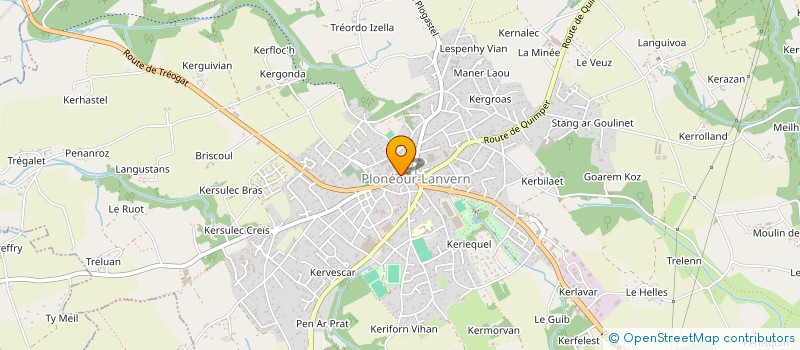 localisation de l'entreprise MADAME CELINE FRITZSCHE  PLONEOUR-LANVERN