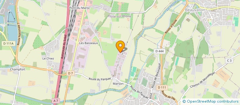 localisation de l'entreprise MADAME CELINE GAGGIOLI  ETOILE-SUR-RHONE