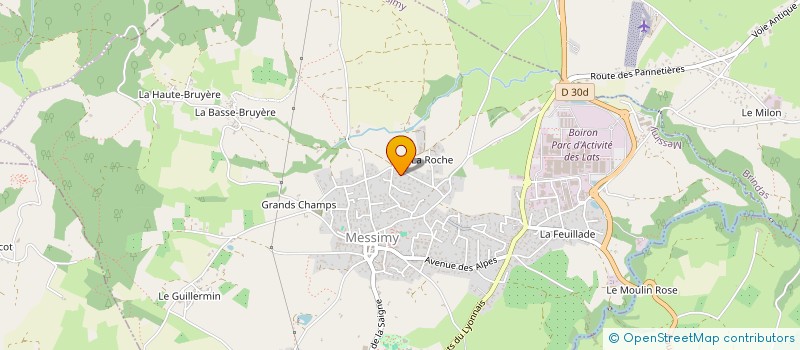 localisation de l'entreprise MADAME CELINE GAGUIN  MESSIMY