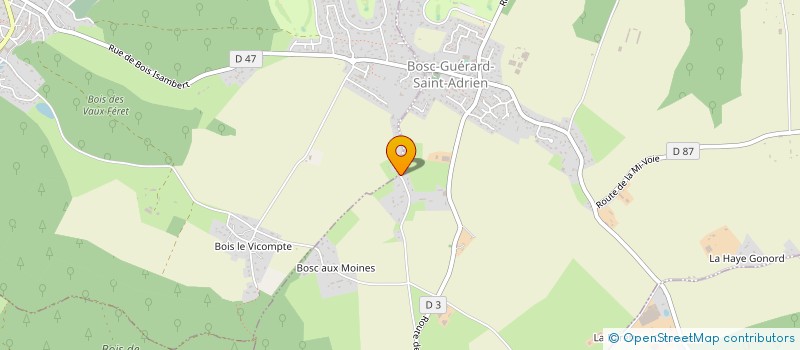 localisation de l'entreprise MADAME CELINE GAIDOZ  BOSC-GUERARD-SAINT-ADRIEN