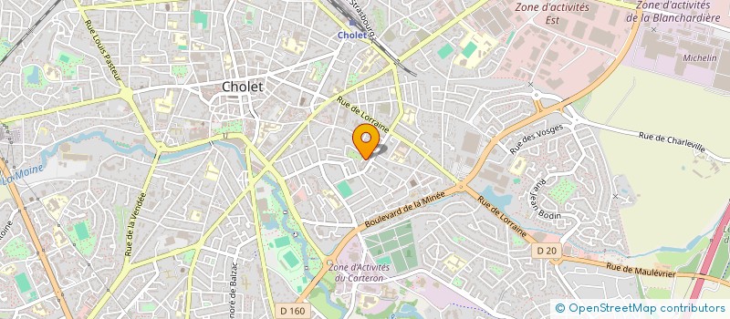 localisation de l'entreprise MADAME CELINE GAILLARD à CHOLET