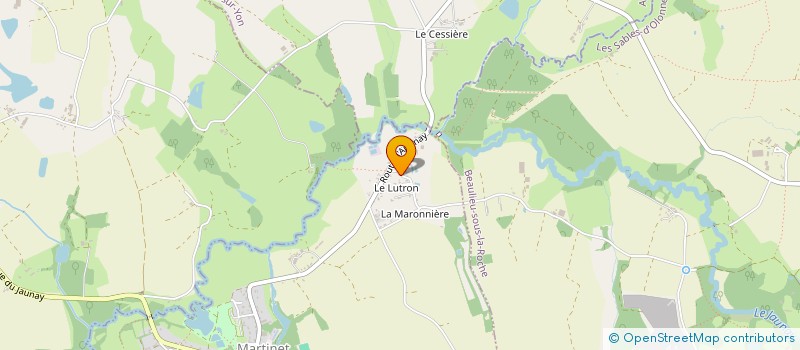 localisation de l'entreprise MADAME CELINE GAILLEDRAT  MARTINET