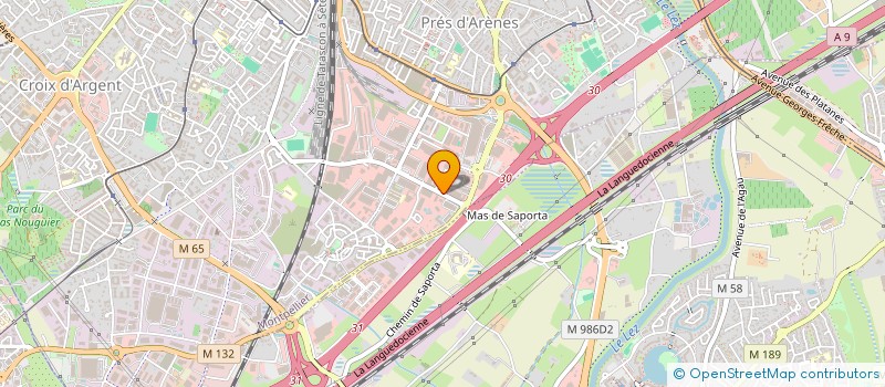 localisation de l'entreprise MADAME CELINE GALABRUN à MONTPELLIER