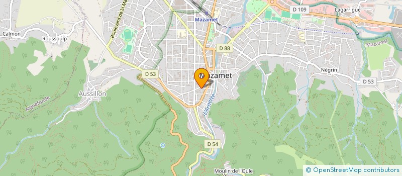 localisation de l'entreprise MADAME CELINE GALERA  MAZAMET