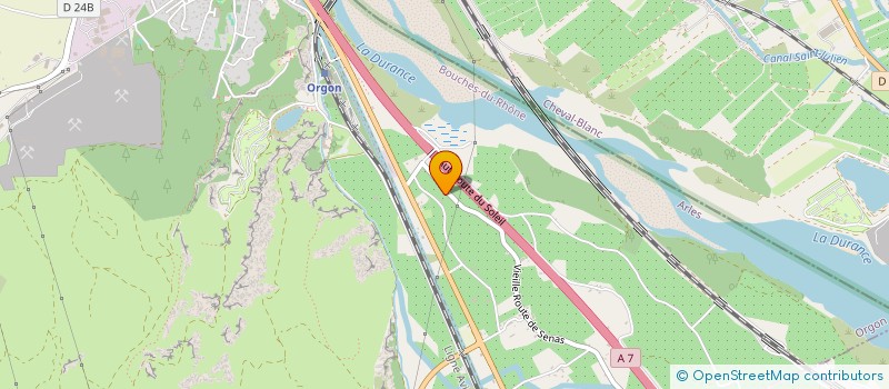 localisation de l'entreprise MADAME CELINE GALVEZ  CHATEAURENARD