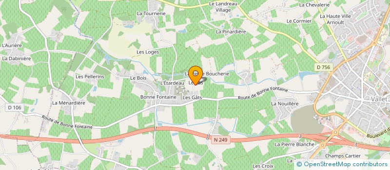localisation de l'entreprise MADAME CELINE GANDON à VALLET